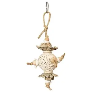 Back Zoo Nature vogelspeeltje Ball And Shells 30 x 12 x 12 cm – schelpen - Afbeelding 1