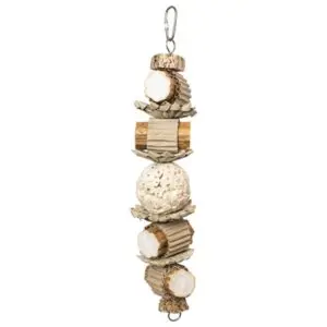 Back Zoo Nature vogelspeeltje Soft Wood Stacker 36 x 8 x 8 cm – sola hout - Afbeelding 1