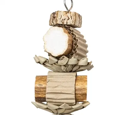 Back Zoo Nature vogelspeeltje Soft Wood Stacker 36 x 8 x 8 cm – sola hout
