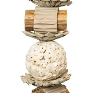 Back Zoo Nature vogelspeeltje Soft Wood Stacker 36 x 8 x 8 cm – sola hout - Afbeelding 5