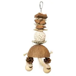 Back Zoo Nature Mixed Tower with Cups 35 x 15 x 15 cm – vogelspeeltje - Afbeelding 1