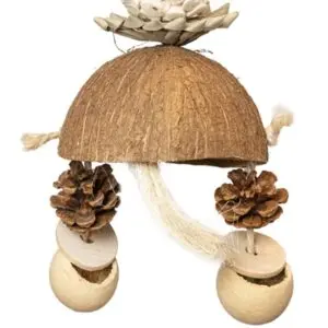 Back Zoo Nature Mixed Tower with Cups 35 x 15 x 15 cm – vogelspeeltje - Afbeelding 4