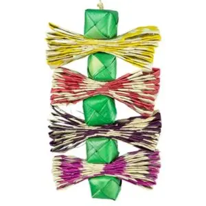 Back Zoo Nature vogelspeeltje Palmleaf Tower 28 x 12 x 3 cm - Afbeelding 4
