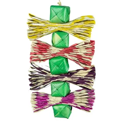 Back Zoo Nature vogelspeeltje Palmleaf Tower 28 x 12 x 3 cm