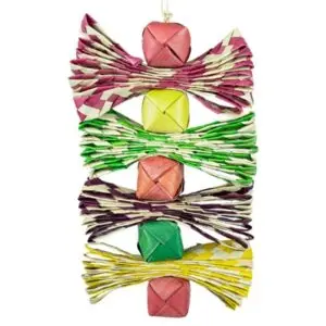 Back Zoo Nature vogelspeeltje Palmleaf Tower 28 x 12 x 3 cm - Afbeelding 5