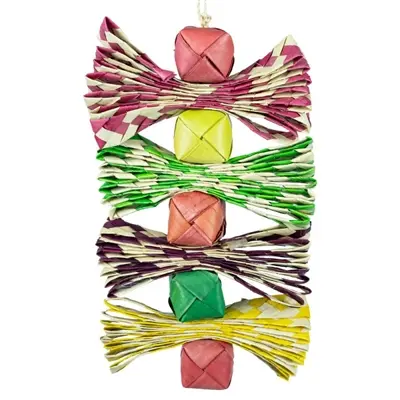Back Zoo Nature vogelspeeltje Palmleaf Tower 28 x 12 x 3 cm