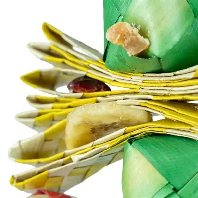 Back Zoo Nature vogelspeeltje Palmleaf Tower 28 x 12 x 3 cm