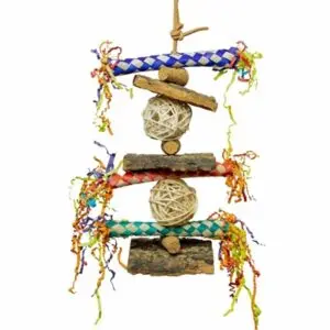 Back Zoo Nature vogelspeeltje Corky Finger Traps 35 x 18 x 8 cm – kurk - Afbeelding 4