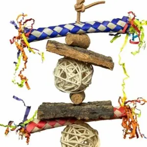Back Zoo Nature vogelspeeltje Corky Finger Traps 35 x 18 x 8 cm – kurk - Afbeelding 5
