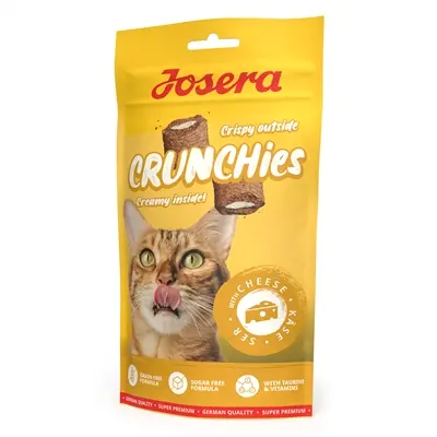 Josera Crunchies kaas kattensnack 60 g – graanvrij