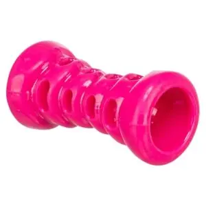 Trixie bot Soft & Strong TPR roze 9 x 4,5 x 4,5 cm – hondenspeeltje - Afbeelding 1