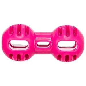 Trixie Dumbell Soft & Strong TPR roze 11 x 5 x 5 cm – hondenspeeltje - Afbeelding 4