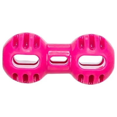 Trixie Dumbell Soft & Strong TPR roze 11 x 5 x 5 cm – hondenspeeltje