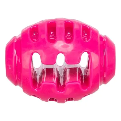 Trixie rugbybal Soft & Strong TPR roze 8,5 x 6 x 6 cm – hondenspeeltje