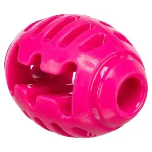 Trixie rugbybal Soft & Strong TPR roze 10 x 7,5 x 7,5 cm – hondenspeeltje - Afbeelding 4