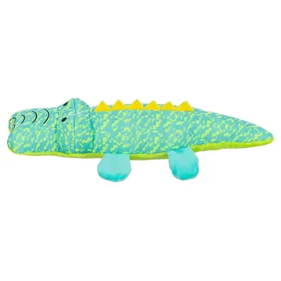 Trixie hondenspeeltje krokodil aqua/groen 33 x 13,5 x 7,5 cm – stof