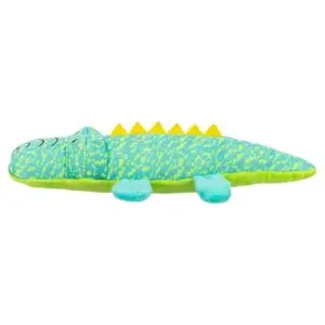 Trixie hondenspeeltje krokodil aqua/groen 33 x 13,5 x 7,5 cm – stof - Afbeelding 6