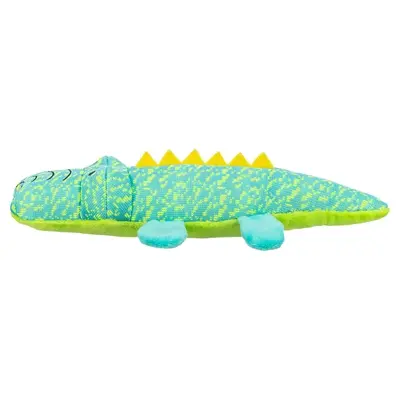 Trixie hondenspeeltje krokodil aqua/groen 33 x 13,5 x 7,5 cm – stof