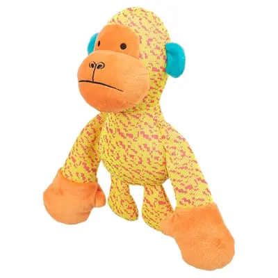 Trixie hondenspeeltje aap geel/oranje 27 x 26 x 10,5 cm – stof