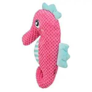 Trixie hondenspeeltje zeepaard roze/aqua 28 x 15,5 x 7,5 cm – stof - Afbeelding 4