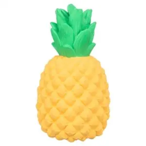 Trixie hondenspeeltje ananas latex geel 14 x 8,5 x 8,5 cm - Afbeelding 1