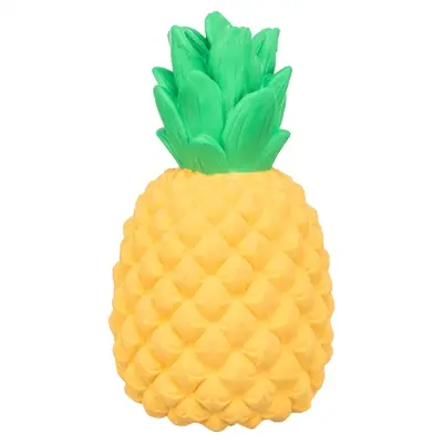 Trixie hondenspeeltje ananas latex geel 14 x 8,5 x 8,5 cm