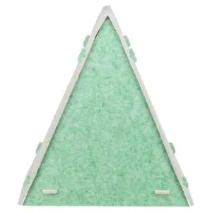 Trixie Lucy speelbox kattenmand driehoek vilt zand/groen 46 x 38 x 50 cm - Afbeelding 5