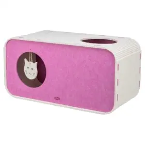 Trixie speelbox Merle vierkant vilt zand/roze 58 x 27 x 29 cm - Afbeelding 4