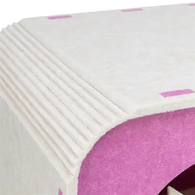 Trixie speelbox Merle vierkant vilt zand/roze 58 x 27 x 29 cm