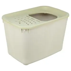 Trixie kattenbak Hop-In grijs/groen 38 x 58 x 39 cm – boveningang - Afbeelding 6