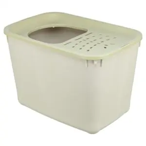 Trixie kattenbak Hop-In grijs/groen 38 x 58 x 39 cm – boveningang - Afbeelding 8