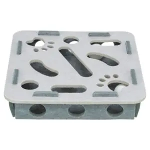 Trixie Hole'n'Roll Box grijs 30 x 30 x 7,5 cm – vilt, voor katten - Afbeelding 1