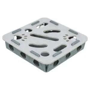 Trixie Hole'n'Roll Box grijs 30 x 30 x 7,5 cm – vilt, voor katten - Afbeelding 4