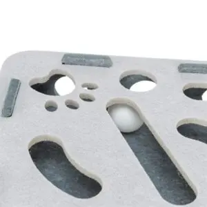Trixie Hole'n'Roll Box grijs 30 x 30 x 7,5 cm – vilt, voor katten - Afbeelding 7