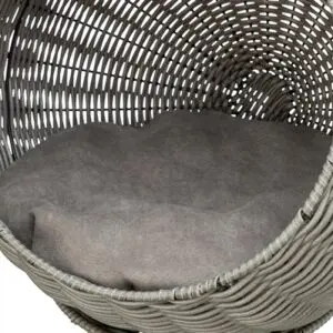 Trixie kattenmand Amalia rond polyrattan grijs 42 x 42 x 70 cm - Afbeelding 7