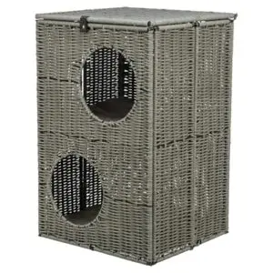 Trixie kattenmand Amalia hoekig polyrattan 37 x 35 x 57 cm - Afbeelding 2