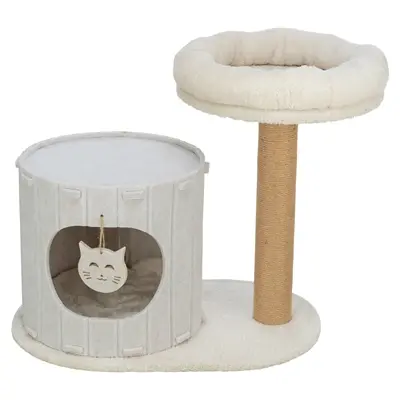 Trixie krabpaal Filia vilt crème 58 x 37 x 52 cm – compact