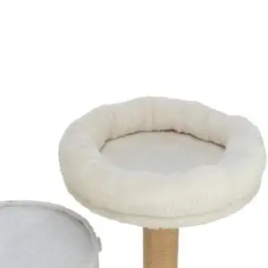 Trixie krabpaal Filia vilt crème 58 x 37 x 52 cm – compact - Afbeelding 4