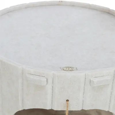 Trixie krabpaal Filia vilt crème 58 x 37 x 52 cm – compact