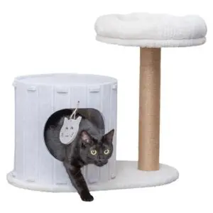 Trixie krabpaal Filia vilt crème 58 x 37 x 52 cm – compact - Afbeelding 8