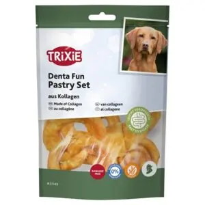 Trixie Denta Fun kauwsnack Pastry met collageen 100 g – kip - Afbeelding 4