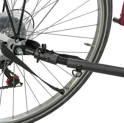 Trixie hondenfietskar grijs/rood 61/125 x 56 x 64 cm – met gaasvensters