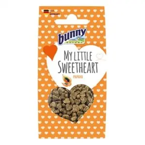Bunny Nature My Little Sweetheart snack papaya 30 g – knaagdieren - Afbeelding 1