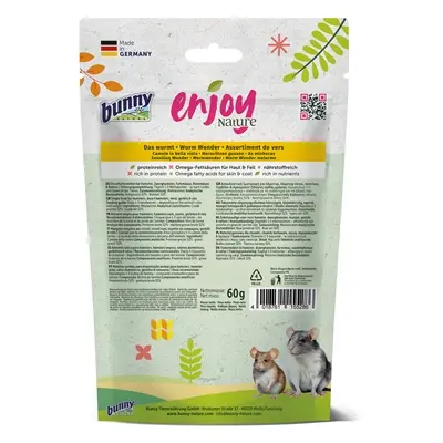 Bunny Nature Enjoynature Worm Wonder 60 g – meelwormen voor knaagdieren