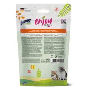 Bunny Nature Enjoynature Power-Snack 140 g – zaden, groenten en meelwormen - Afbeelding 4