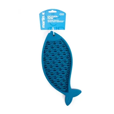 Martin likmat vis siliconen blauw 28,5 x 14 x 1 cm – antislip