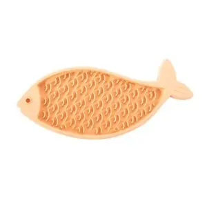 Martin likmat vis siliconen geel 28,5 x 14 x 1 cm – antislip - Afbeelding 1