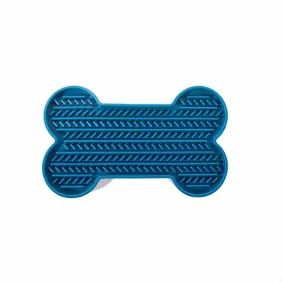 Martin likmat bot met zuignappen siliconen blauw 22 x 13 x 2 cm