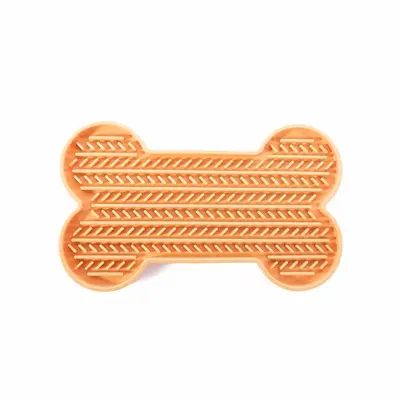 Martin likmat bot Geel 22 x 13 x 2 cm – siliconen, met zuignappen