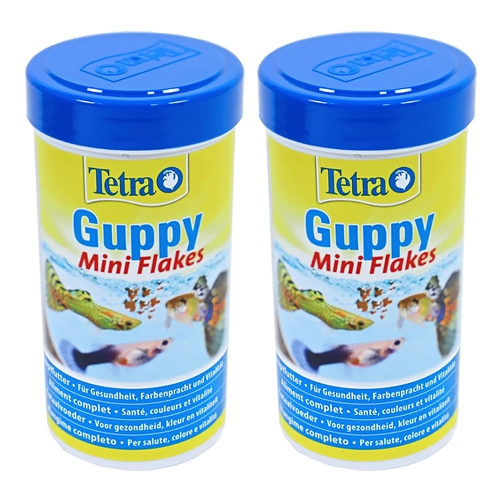 Tetra Guppy visvoer vlokken 250 ml – kleurversterker – multipack 2 stuks - Afbeelding 1
